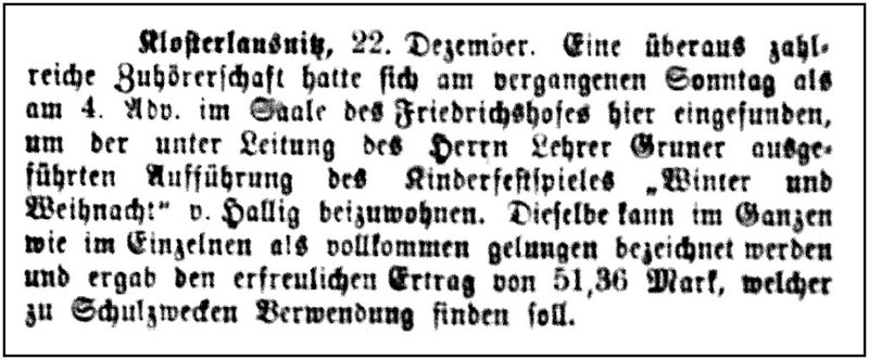 1897-12-25 Kl Weihnachtskonzert